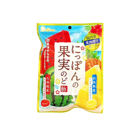 獅王2味水果糖(西瓜+菠蘿)