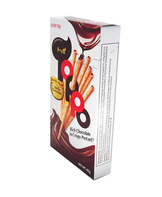 樂天多寶夾心餅乾條(雲呢拿朱古力)