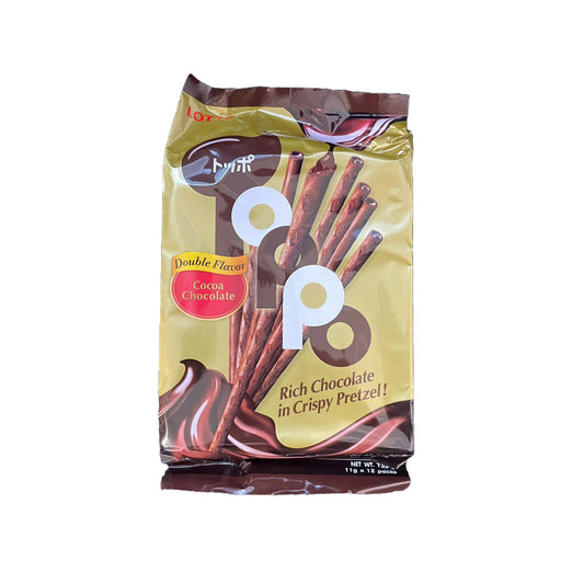 (包裝)樂天多寶夾心餅乾條(可可朱古力)