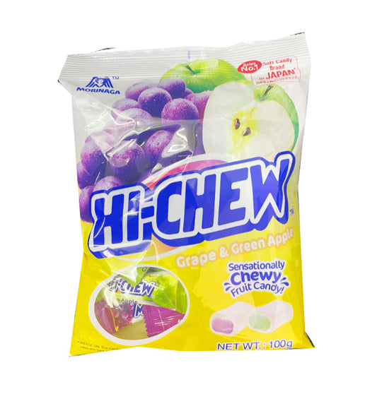 包裝森永hi-chew軟糖(提子青蘋果)