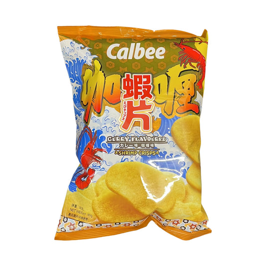 (期間)(80g)卡樂B 咖喱蝦片