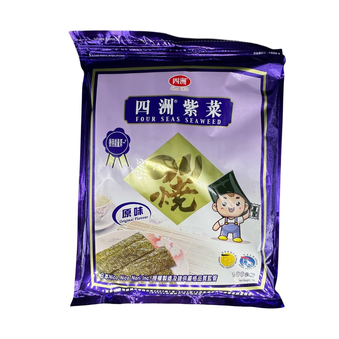 四洲紫菜100束原味