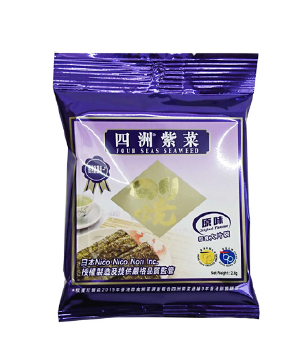 四洲紫菜原味2.8g